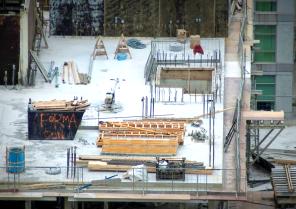 Chantier de construction Bois