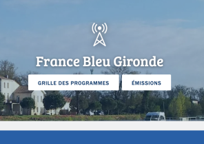 France Bleu Gironde - capture du site
