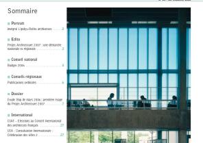 Couverture - Cahiers de la profession n°25