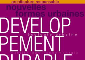DVD-Rom "Architecture responsable et développement durable" 