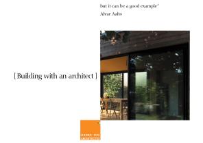 Couverture - Building with an architect