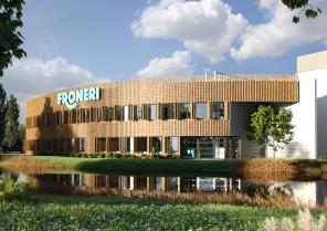 proposition bardage bois siège social froneri