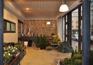 Magasin de fleurs à Belfort.