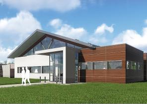 Perception du projet depuis le jardin