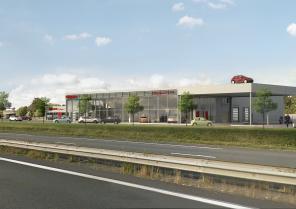 NISSAN SAINT GREGOIRE (35 - Rennes) - Vue Nord projetée