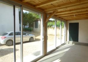 Intérieur de la véranda au Sud