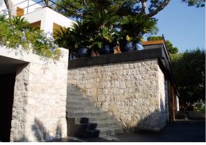 Rénovation Villa Cap Martin, architecture intérieure, jardin, création garage