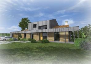 Réhabilitation d'une maison à Basse-Goulaine. architecte : ATELIER 14 (CLISSON)