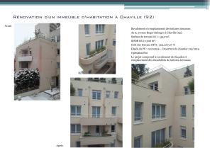 Rénovation d'un immeuble d’habitation à Chaville (92)