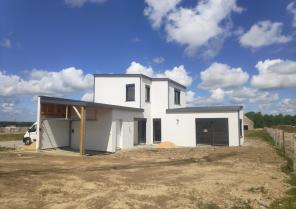 Maison passive ossature bois - biosourcée et économe