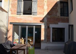 La façade arrière après travaux