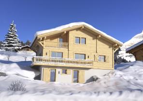 Conception d'un chalet dans la station de ski du Grand Bornand (Haute-Savoie).