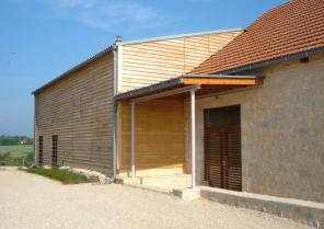 Vue sur l'entrée