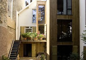 Vue de l'extension, côté jardin