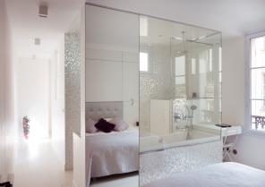 Restructuration complète - salle de bain parentale