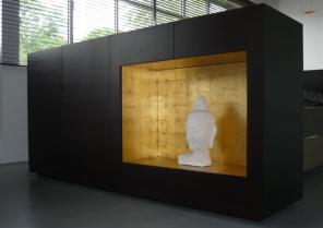 Meuble de séparation séjour/chambre Loft 19. ARCHI-V.O