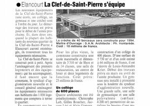 Publication Le Moniteur - 1993