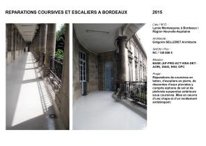 Réparations coursives en béton