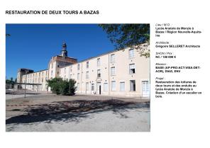 Restauration des toitures de deux tours