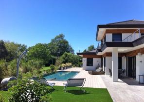 Maison bioclimatique BBC Groisy - Façade Sud