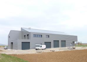 CONSTRUCTION DES LOCAUX D'ENTREPRISE AVEC CENTRAL PHOTOVOLTAÏQUE À BEBLENHEIM (6