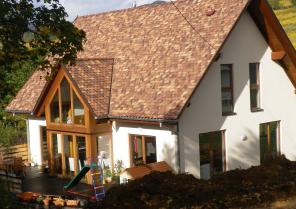 maison site classé, construction neuve, ossature bois 