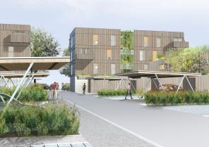 Construction de 20 logements «EFFINERGIE +», de 7 maisons passives et de 2 locau
