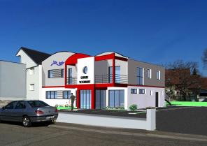 Construction d'une clinique vétérinaire et de 3 logements à Wittenheim