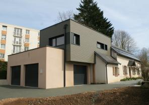 Extension - surélévation mixte maconnerie ossature bois à Bois Guillaume