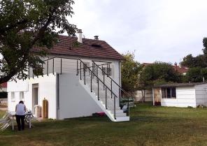 Réalisation d’une terrasse de 28m² sur le toit d’un garage//restructuration de l