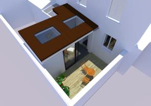 Réalisation d'une extension en RDC de 10.5m² - venez voir la suite sur www.ateli