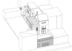 Axonométrie 1 - maison Ste Adresse