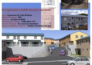 51 logements locatifs à Trois-rivières en Guadeloupe