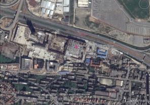 Vue depuis passerelle (Ardis) enjambant la voie rapide