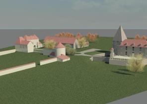 grand logis, basse-cour  et porterie