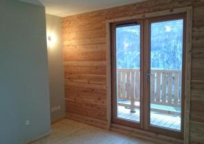 Baie vitrée de la chambre principale