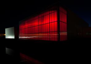 vue du chantier de nuit