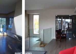 Vinothèque avant / après