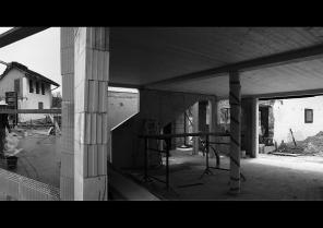 Vues du chantier de la réhabilitation lourde