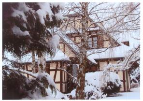 villa en hiver