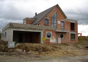 Maison individuelle en cour de construction à Hochfelden