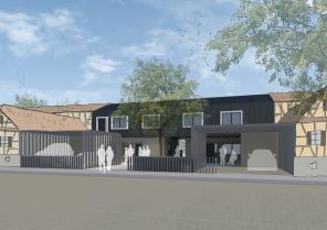 maison cour - parc naturel régional des Vosges du Nord