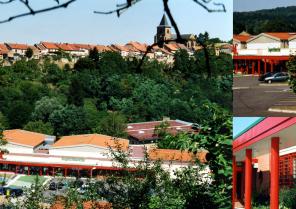 Centre commercial en site protégé