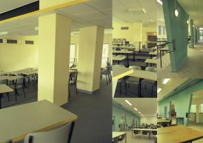 Locaux universitaires : amphi et bibliothéque