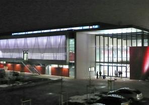 Vue extérieure de nuit 