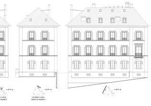 RELEVES DE FACADES - RUE MARTIN BUCER - STRASBOURG