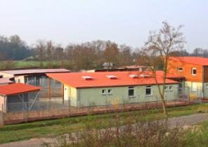 construction du refuge, de la fourrière de la moyenne Alsace