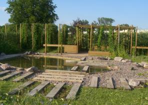 Maîtrise d'oeuvre Jardin des deux Rives - Strasbourg - 2006