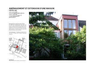 AMÉNAGEMENT ET EXTENSION D'UNE MAISON -  OSSATURE BOIS