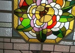 Détail verrière intérieure à conserver